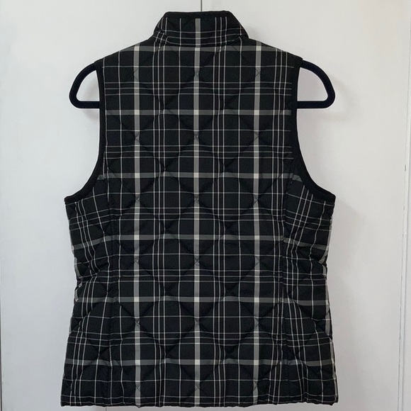 Jones NY Sport Black Plaid Ladies Vest Small - Picture 5 of 5